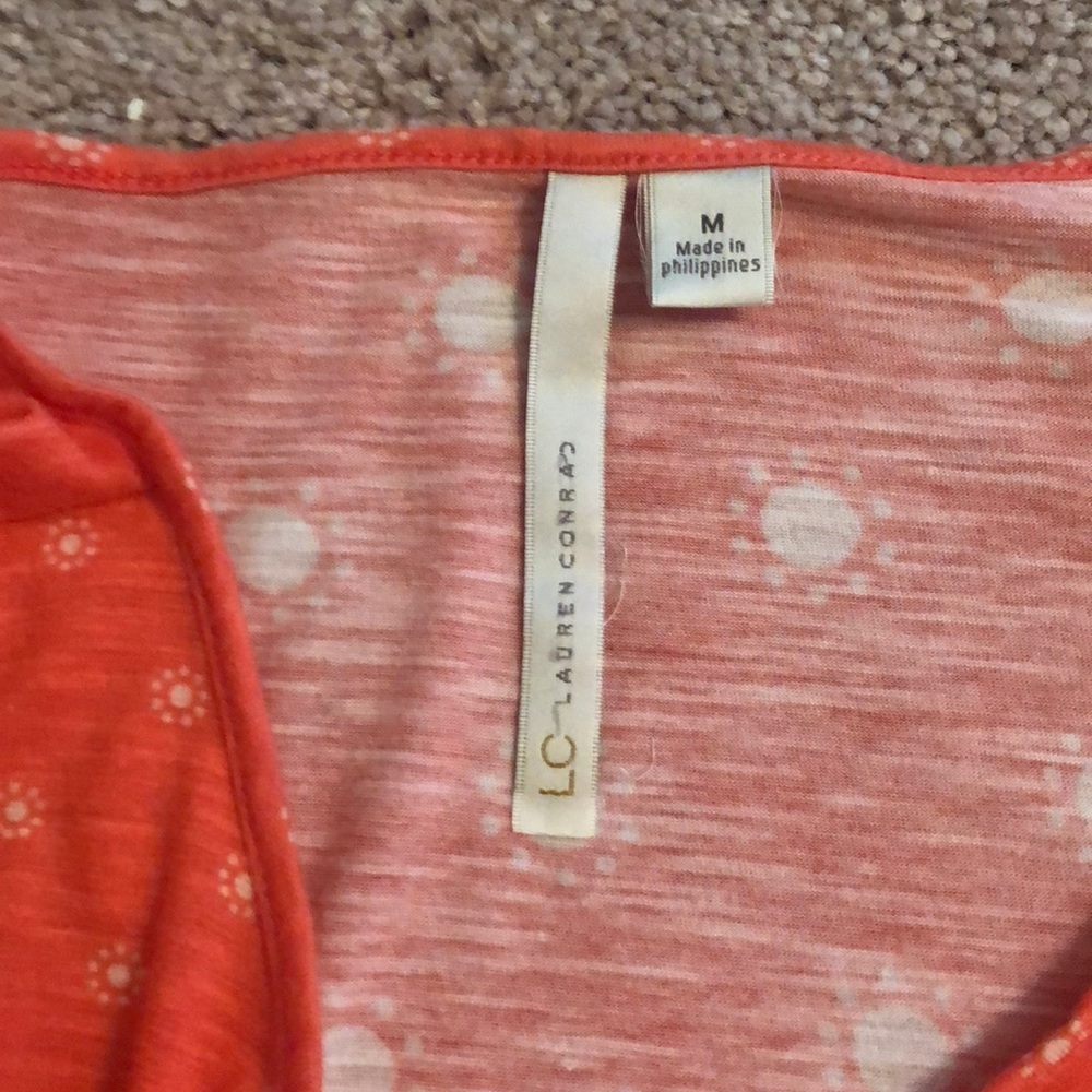 🌞 LC Lauren Conrad Cap Sleeve Top Size M 🌞 - Picture 6 of 6